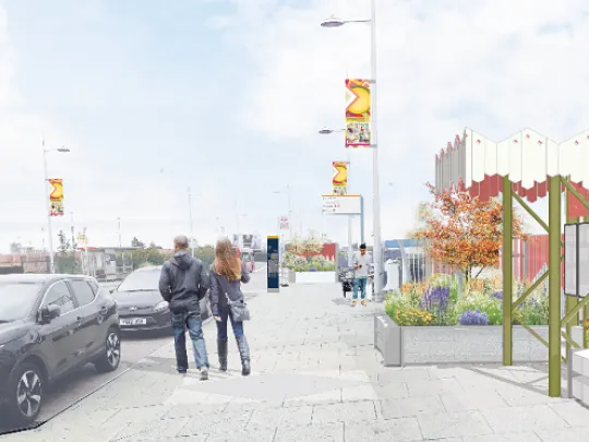 Sketch of Willesden Junction station