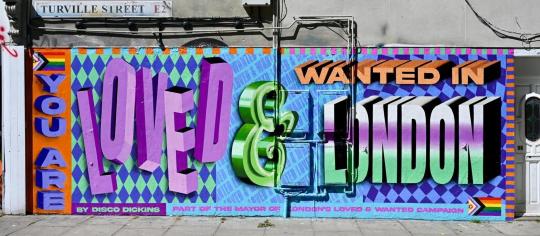 Loved and Wanted campaign mural