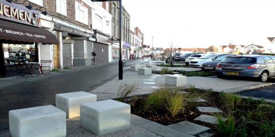 Moore brook green environment pavement and cars parked on the road