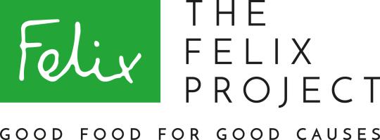 Logo: The Felix Project. Strapline: Good food for good causes.