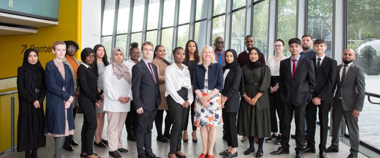 GLA apprentices 2021 posing for group picture