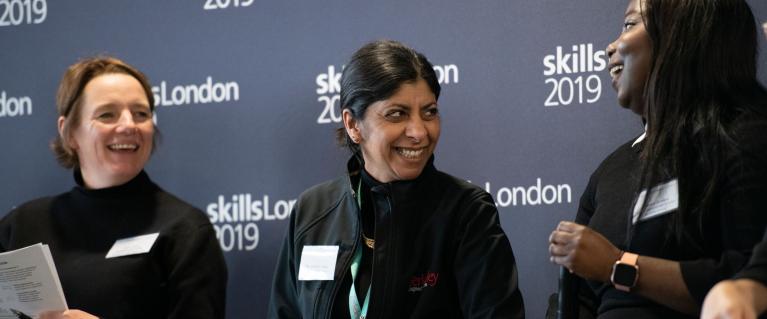 Skills and Employment team presenting at Skills London event 2019