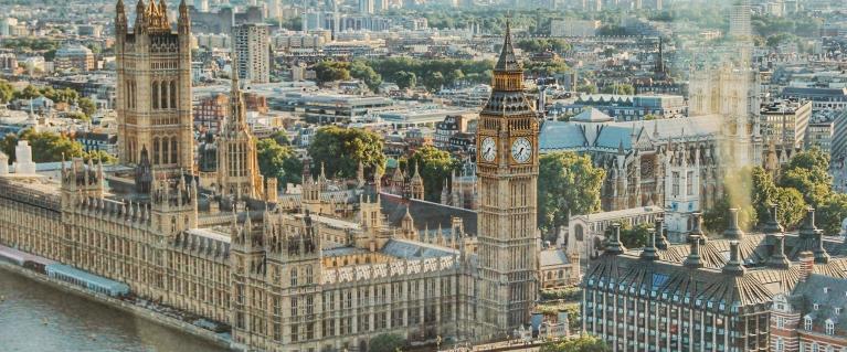 View of British Parliament