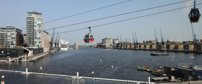 View from City Hall, Royal Docks