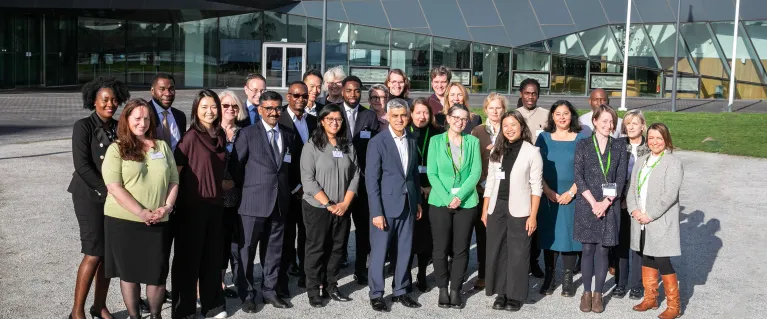 Diverse range of people who are the Infrastructure Advisory Panel grouped together 