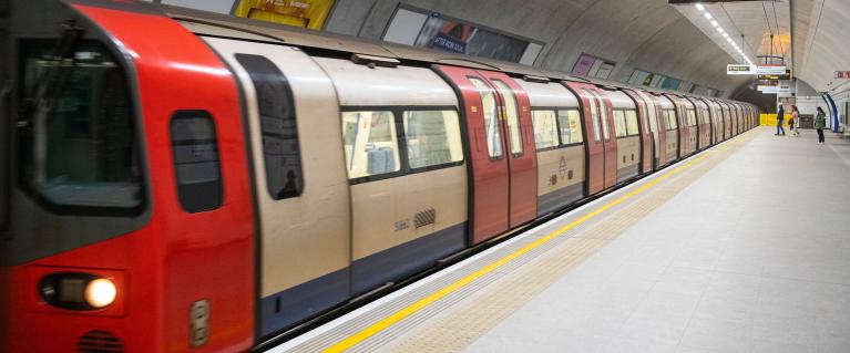 Tube at Bank Station