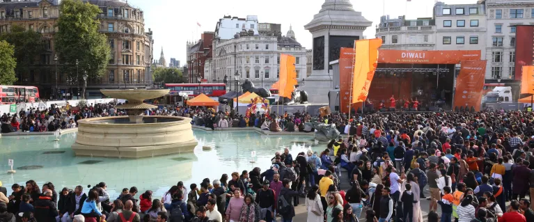 Diwali in Trafalgar Square 9 October 2022