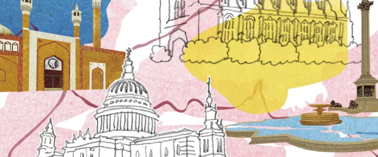 Natsko Seki illustration for London Unseen