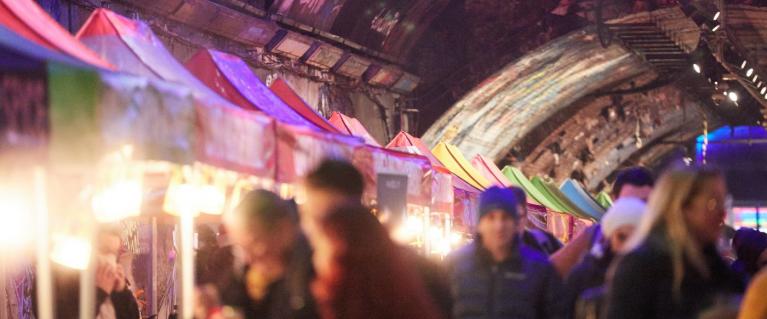 Winter market at Waterloo