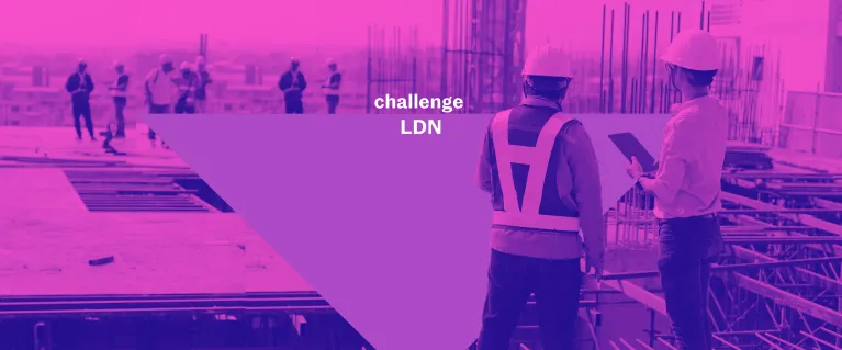Challenge LDN: A Data Science Challenge pink banner