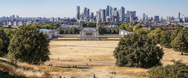 Park drought at Greenwich Park