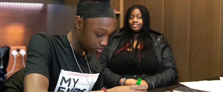 Young person attending the London Hope Hack.