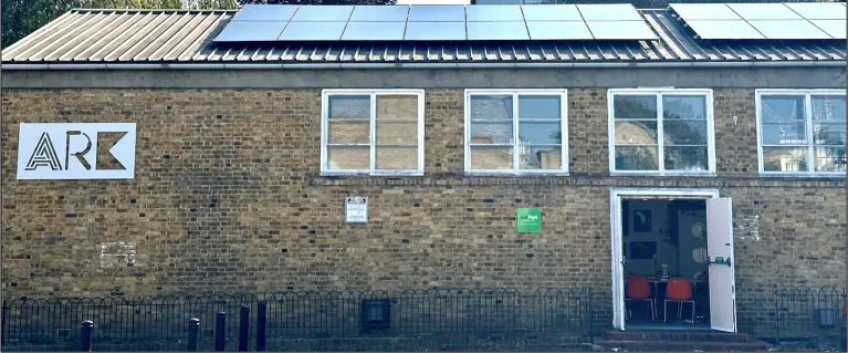 ARK Coworking office space, front of building