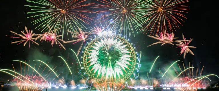 2024 New Years Eve fireworks display