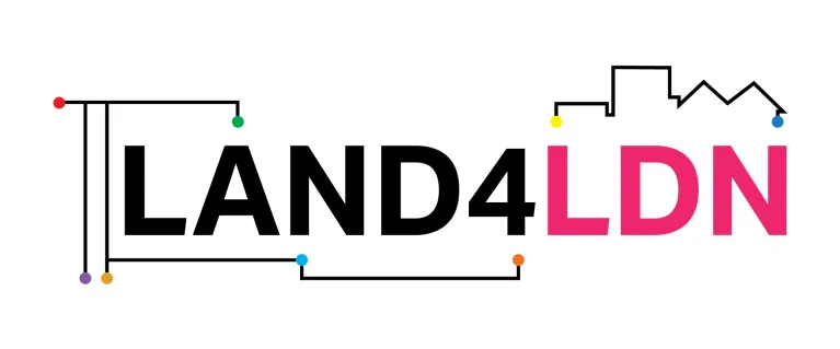 LAND4LDN logo white
