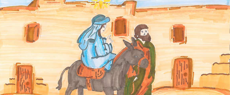 The winner of 2023 christmas card competition by Jesse, age 11