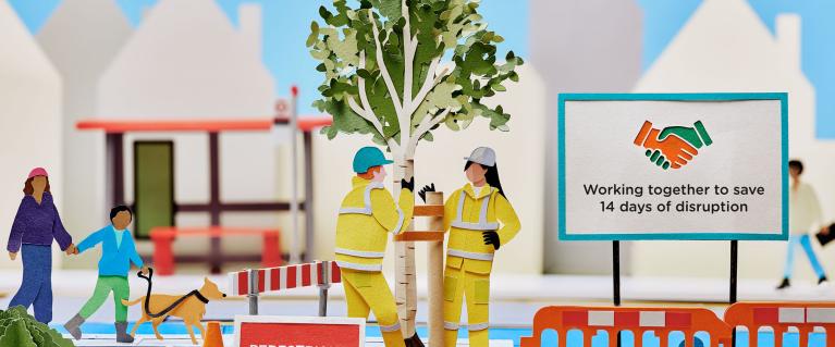 Healthy Streets Illustrated image.