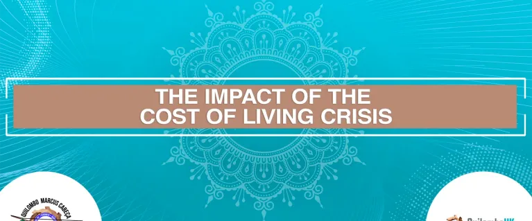 A banner that reads "The Impact of the Cost-of-Living Crisis"