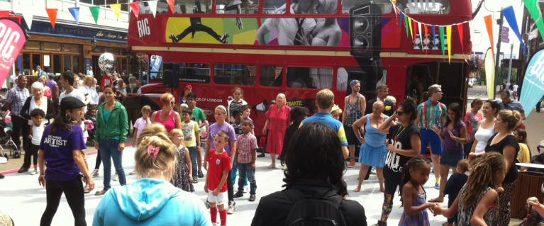 Children dancing