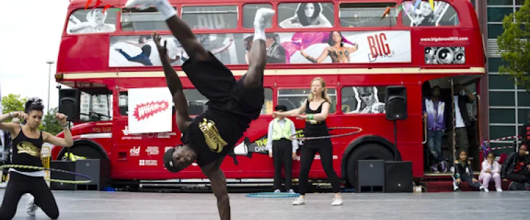 Break dancer
