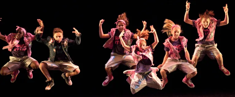 Children performing