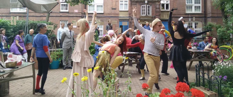 People dancing