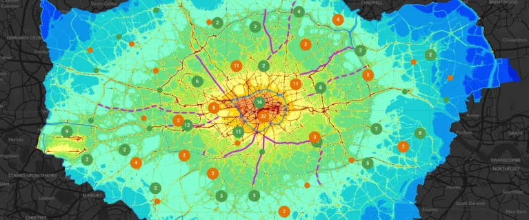 Air quality map