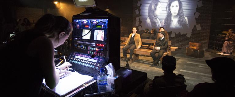 Performers at Rose Bruford College theatre