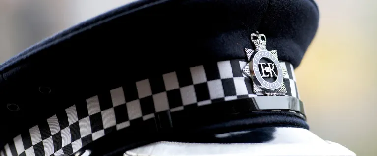 Metropolitan police hat