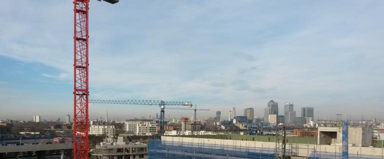 Skyline at Greenwich Square under construction
