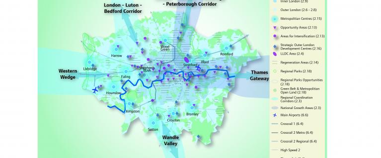 London Plan Key Diagram from Chapter 2