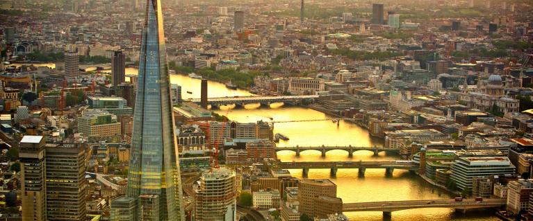 A view of the Shard, London