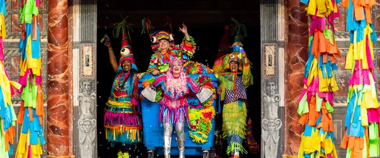 A midsummer night's dream at the Globe theatre