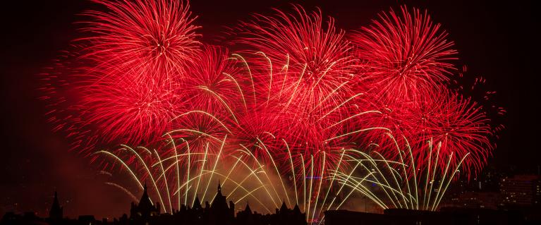 London NYE fireworks