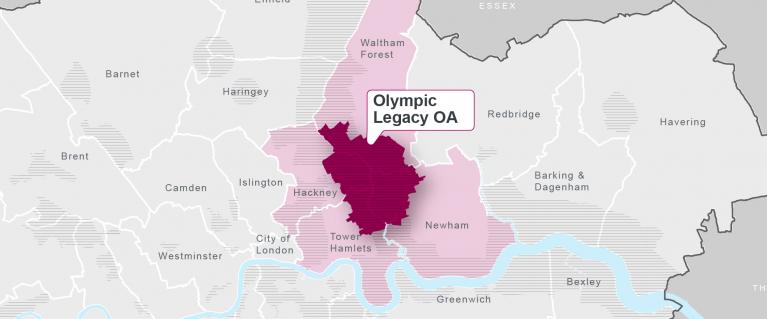 Map of Olympic Legacy