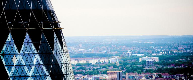 Outer London and the Gherkin