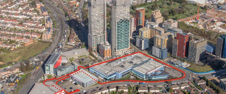 The application site located on the east side of Portal Way and to the south and west of the A4000 Gyratory in North Acton