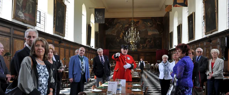 RCH guided tour at historical palace
