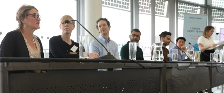 Panel at early years hub conference