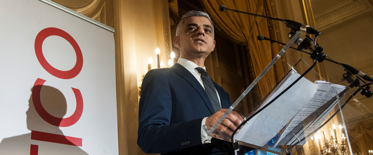 Sadiq Khan Politico event