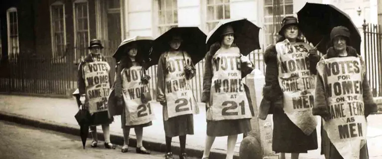 Suffrage march 