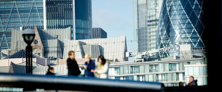 Tourists in the scoop