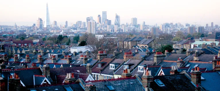 Rooftops in London