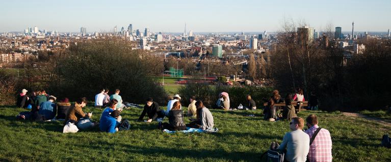 People on Primrose Hill