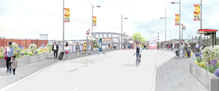 Sketch of Willesden Junction station