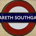 Tube sign Gareth Southgate