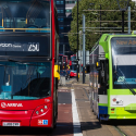 Bus and tram in Croydon