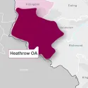 Heathrow on a map