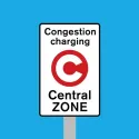 Drawing of congestion charge sign