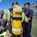 LFB fire rescue exercise